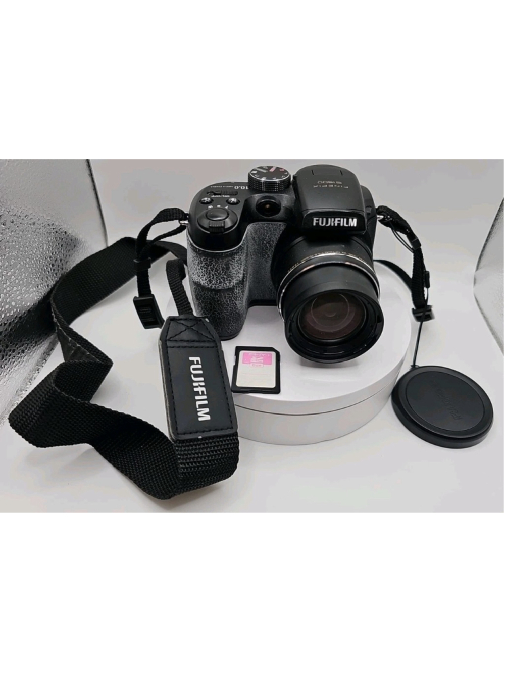 Fujifilm FinePix S1500 10MP Digital Camera 12x Zoom With Strap & SD Card Tested